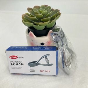 Allwin  PVC CARD PUNCH Made of zinc alloy plated chrome 3x15mm